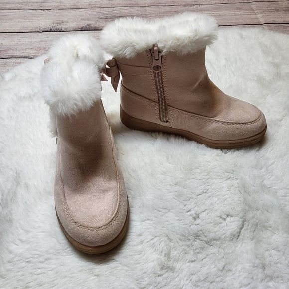 Cat & Jack Shoes Cat Jack Soft Pink Toddler Girl Fur Boots Poshmark